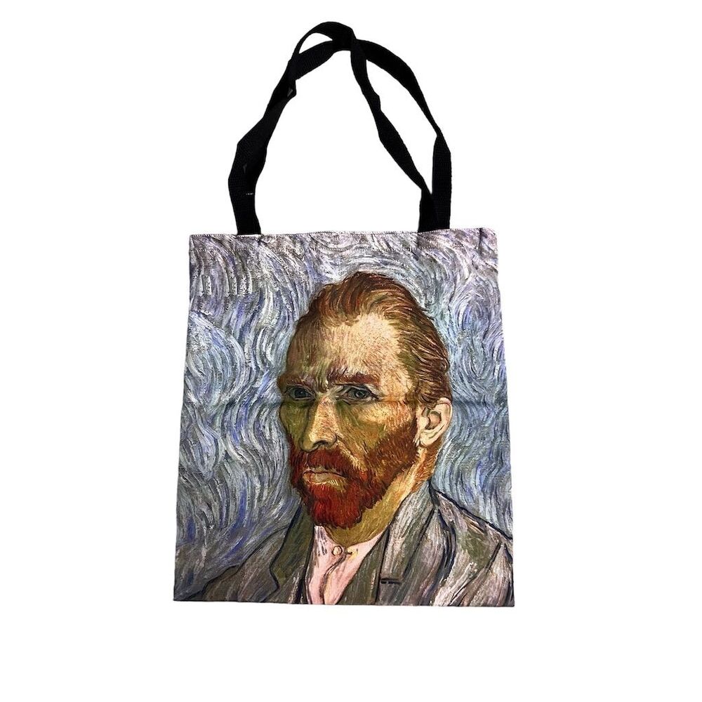 Vincent Van Gogh Self Portrait  Tote Bag Large Multicolor Art Theme Dura… - Picture 3 of 7